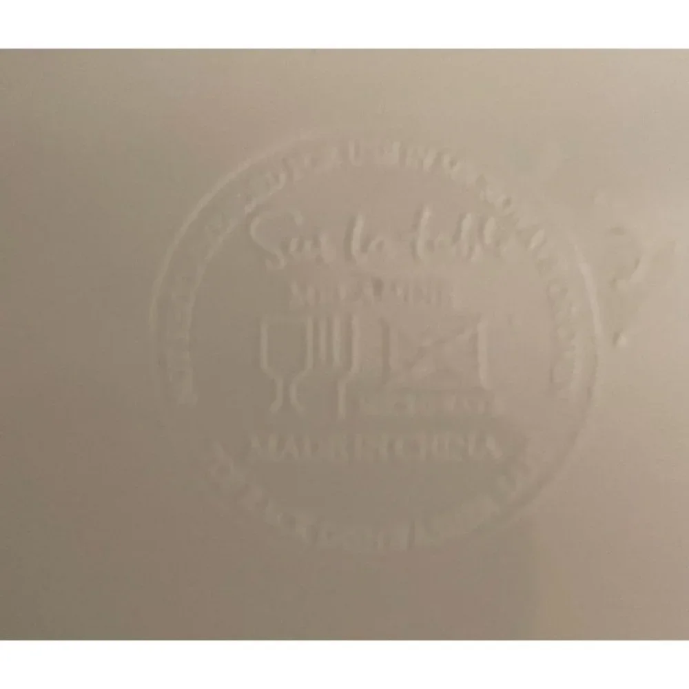 Set of 7 Sur La Table Bamboo Edged Melamine 9 inch Plate #1309